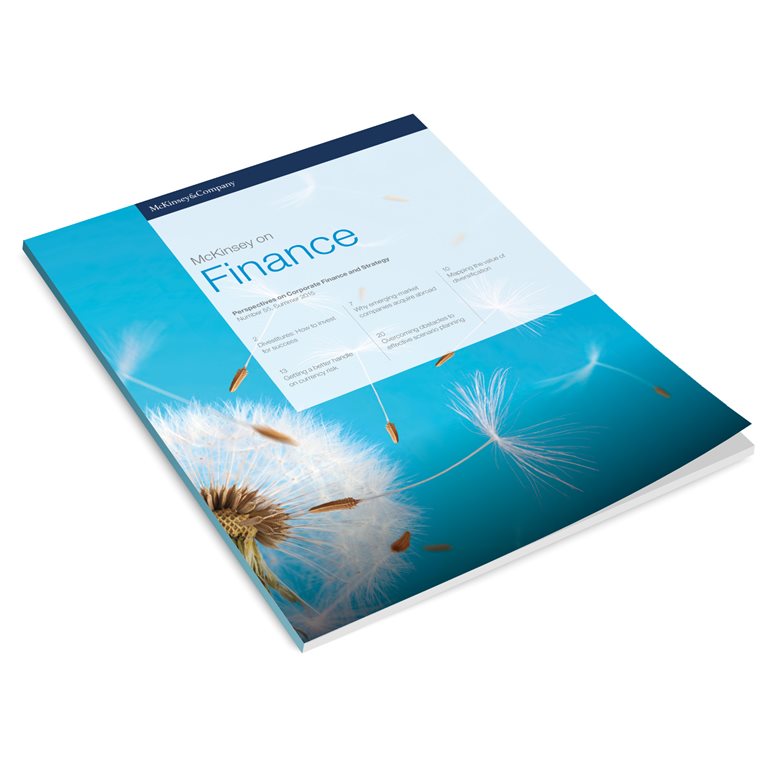 McKinsey on Finance, Number 55 Strategy & Corporate Finance McKinsey & Company